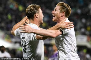 曼城真核+曼联神锋破门那不勒斯3-1 共花600万那不乐死