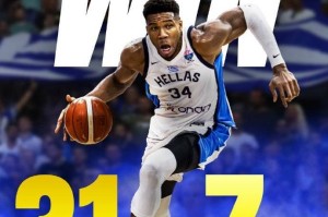 希腊收获欧洲杯开门红 字母哥20中14轻松砍31+7