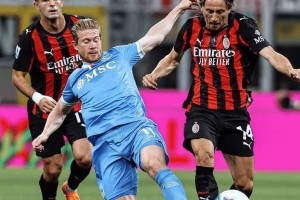 囧叔迷魂阵戏耍孔蒂，普利西奇传射AC米兰2-1那不勒斯登顶意甲