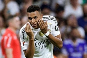 维尼修斯双响、姆巴佩破门，皇马3-1力克比利亚雷亚尔登顶西甲