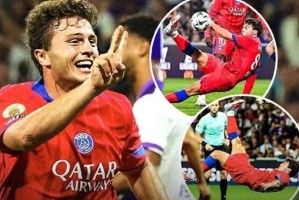 C罗都得夸！葡萄牙20岁新星一夜两倒钩，不够劲？再加个20米远射