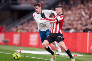 2-1,24岁西班牙悍将飙天外飞仙世界波,西班牙人逆转+逼近西甲前四