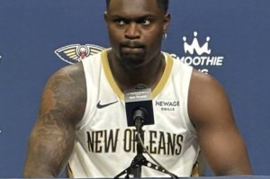 锡安出席发布会瘦身明显 管理层已对他严格要求