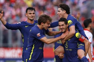 西甲最新积分战报：头名差距缩小，马竞狂飙三球，贝蒂斯主场大胜制造惊喜