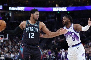 坎宁安29+17努尔基奇16+11 马尔卡宁30分爵士险胜活塞