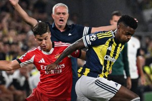 欧冠附加赛费内巴切主场热门战平本菲卡，客场形势严峻