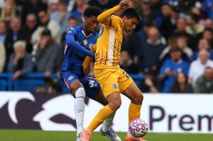 英超-查洛巴染红维尔贝克双响 十人切尔西1-3布莱顿遭2连败